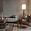 AdaWall Omega Gri Dalgalı Desenli Parlak Duvar Kağıdı AdaWall Omega Gri Dalgalı Desenli Parlak Duvar Kağıdı mekân uygulama görünümü 2