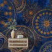 Gece Mavisi Altın Mandala Desenli Duvar Kağıdı Gece Mavisi Altın Mandala Desenli Duvar Kağıdı alternatif görünümü
