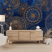 Gece Mavisi Altın Mandala Desenli Duvar Kağıdı Gece Mavisi Altın Mandala Desenli Duvar Kağıdı farklı görünümü