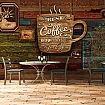 Rustik Kafe Duvar Kağıdı Rustik Kafe Duvar Kağıdı detay görünümü