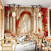 Kırmızı Güller ve Klasik Sütunlu Romantik Duvar Kağıdı Kırmızı Güller ve Klasik Sütunlu Romantik Duvar Kağıdı alternatif görünümü