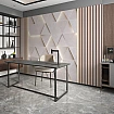 Modern Geometrik Üçgenler 3D Duvar Kağıdı Geometrik üçgen desenli 3D duvar kağıdı modern ofis uygulaması