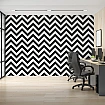 Siyah Beyaz Zigzag Desenli Duvar Kağıdı Siyah Beyaz Zigzag Desenli Duvar Kağıdı alternatif görünümü