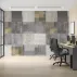 Desenli Patchwork Tarzı Duvar Kağıdı
