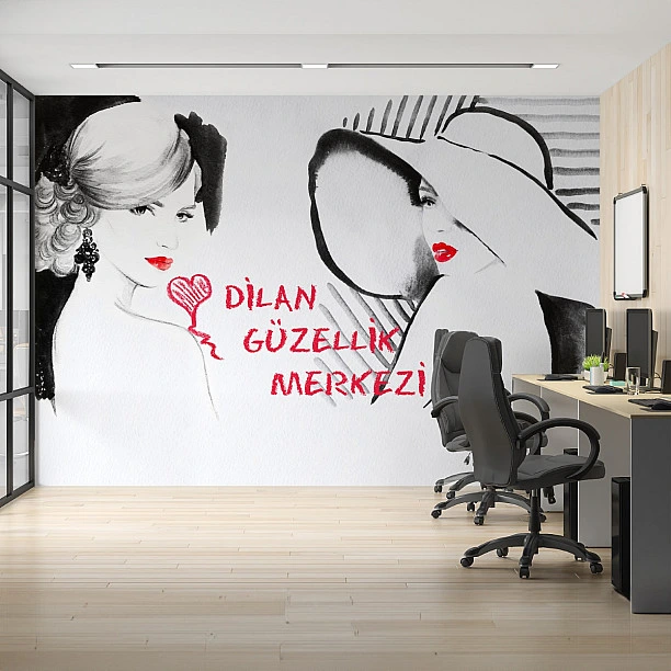 Güzellik Merkezi Duvar Kağıdı - Kişiselleştirilebilir Güzellik Merkezi Duvar Kağıdı - Kişiselleştirilebilir