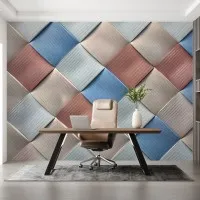 Karo Dokulu 3D Duvar Kağıdı
