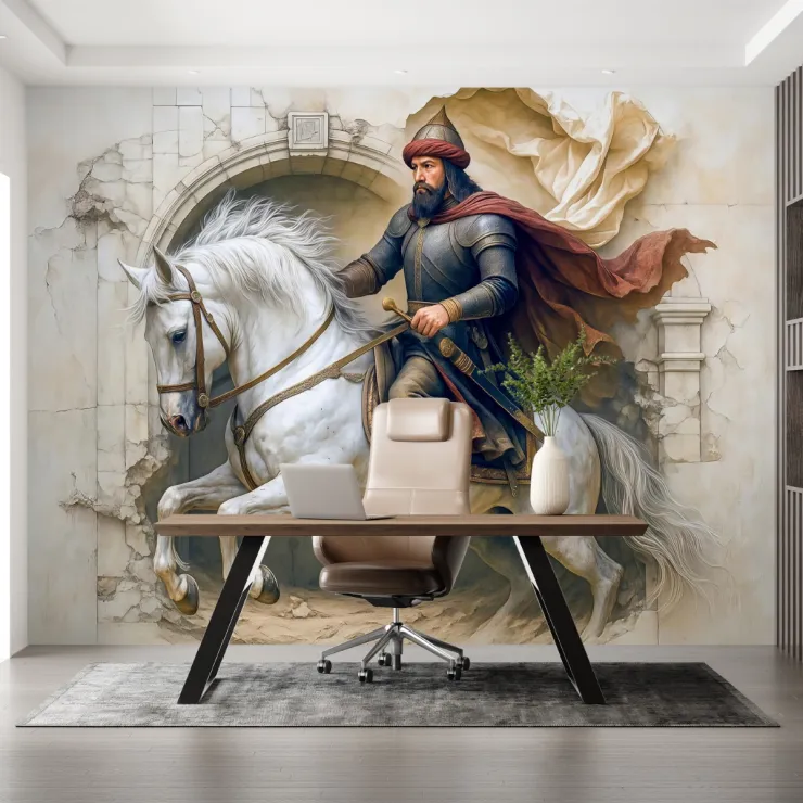 Osmanlı Temalı Tarihi Sanat Duvar Kağıdı