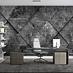 Gri Beton Efektli Geometrik 3D Duvar Kağıdı Gri Beton Efektli Geometrik 3D Duvar Kağıdı alternatif görünümü