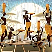 Afrika Temalı Sanatsal Duvar Kağıdı Afrika Temalı Sanatsal Duvar Kağıdı alternatif görünümü