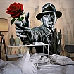 Kırmızı Güllü Adam Graffiti Duvar Kağıdı Kırmızı Güllü Adam Graffiti Duvar Kağıdı alternatif görünümü