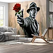 Kırmızı Güllü Adam Graffiti Duvar Kağıdı Kırmızı Güllü Adam Graffiti Duvar Kağıdı diğer görünümü