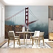 Golden Gate Köprüsü Manzaralı Duvar Kağıdı Golden Gate Köprüsü Manzaralı Duvar Kağıdı detay görünümü
