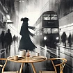 Londra Otobüs Durağı Duvar Kağıdı Londra Otobüs Durağı Duvar Kağıdı farklı görünümü