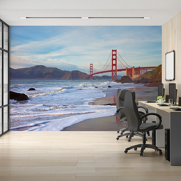 Golden Gate Köprüsü Manzaralı Duvar Kağıdı Golden Gate Köprüsü Manzaralı Duvar Kağıdı