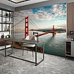 Golden Gate Köprüsü Manzaralı Duvar Kağıdı Golden Gate Köprüsü Manzaralı Duvar Kağıdı detay görünümü