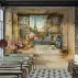 Paris Manzaralı Vintage Pencere Duvar Kağıdı