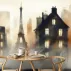 Paris Manzarası Duvar Kağıdı