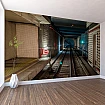 Metro Tüneli Manzaralı Duvar Kağıdı Metro Tüneli Manzaralı Duvar Kağıdı detay görünümü