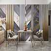 Modern Geometrik Altın Detaylı Mermer Duvar Kağıdı Modern Geometrik Altın Detaylı Mermer Duvar Kağıdı alternatif görünümü