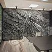 3D Kaya Dokusu Görünümlü Modern Duvar Kağıdı 3D Kaya Dokusu Görünümlü Modern Duvar Kağıdı toplantı odası uygulama görünümü