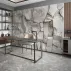 3D Beyaz Kırık Taş Desenli Modern Duvar Kağıdı