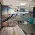 Uçak Kanadı ve Şehir Manzaralı Modern Duvar Kağıdı