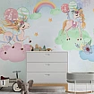Sevimli Unicornlar ile Çocuk Odası Duvar Kağıdı Sevimli Unicornlar ile Çocuk Odası Duvar Kağıdı alternatif görünümü