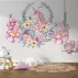 Unicorn ve Çiçek Temalı Duvar Kağıdı