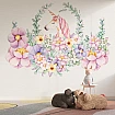 Unicorn ve Çiçek Temalı Duvar Kağıdı Unicorn ve Çiçek Temalı Duvar Kağıdı detay görünümü