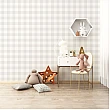 Gri Kareli Minimalist Modern Duvar Kağıdı