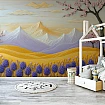 Pastel Dağlar ve Çiçekli Ovalar – Kabartma Efektli Masalsı Doğa Duvar Kağıdı Pastel Dağlar ve Çiçekli Ovalar – Kabartma Efektli Masalsı Doğa Duvar Kağıdı ikinci detay görünümü