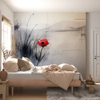 Sanatsal Gelincik Çiçeği Duvar Kağıdı