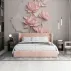 3D Pembe Lotus Çiçeği Duvar Kağıdı