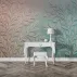 3D Konturlu Yaprak Desenli Modern Dijital Duvar Kağıdı