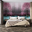 Sakura Ağaçları ve Kuşlar Manzaralı Duvar Kağıdı Sakura Ağaçları ve Kuşlar Manzaralı Duvar Kağıdı alternatif görünümü