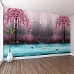 Sakura Ağaçları ve Kuşlar Manzaralı Duvar Kağıdı Sakura Ağaçları ve Kuşlar Manzaralı Duvar Kağıdı diğer görünümü