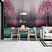 Sakura Ağaçları ve Kuşlar Manzaralı Duvar Kağıdı Sakura Ağaçları ve Kuşlar Manzaralı Duvar Kağıdı 6. görünümü
