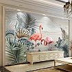 Tropical Flamingo Paradise Duvar Kağıdı Tropical Flamingo Paradise Duvar Kağıdı alternatif görünümü