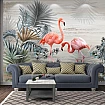 Tropical Flamingo Paradise Duvar Kağıdı Tropical Flamingo Paradise Duvar Kağıdı detay görünümü