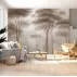 Sisli Orman Manzaralı Modern Minimal Duvar Kağıdı