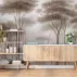 Sisli Orman Manzaralı Modern Minimal Duvar Kağıdı