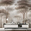 Sisli Orman Manzaralı Modern Minimal Duvar Kağıdı Sisli Orman Manzaralı Modern Minimal Duvar Kağıdı ikinci detay görünümü