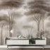 Sisli Orman Manzaralı Modern Minimal Duvar Kağıdı