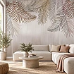 Modern Yaprak Desenli Duvar Kağıdı - Pastel Tonlarda Şıklık Modern Yaprak Desenli Duvar Kağıdı - Pastel Tonlarda Şıklık