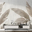 Bej Tonlarında Minimal Büyük Yaprak Desenli Modern Duvar Kağıdı Bej Tonlarında Minimal Büyük Yaprak Desenli Modern Duvar Kağıdı alternatif görünümü