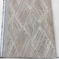 Ideko Havana Koleksiyonu Geometrik Desenli Duvar Kağıdı - Kahve ve Vizon