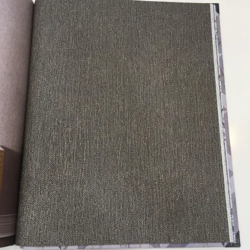 Kahve Kumaş Görünümlü Duvar Kağıdı