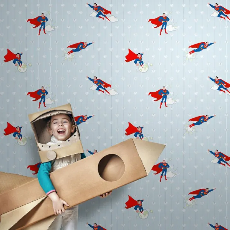 ADAKIDS 8915 Serisi | Çizgili Superman Tasarımlı