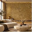 Adawall Mettalica Gold Kendinden Yapışkanlı Metalik Duvar Kaplaması MWS2500
