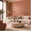 Adawall Mettalica Rose Gold Kendinden Yapışkanlı Metalik Duvar Kaplaması MWS2700